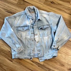 Vintage Wranger Distressed Denim Jacket